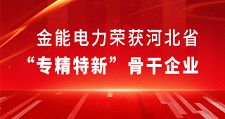 金能電力榮獲河北省“專精特新”骨干企業(yè)